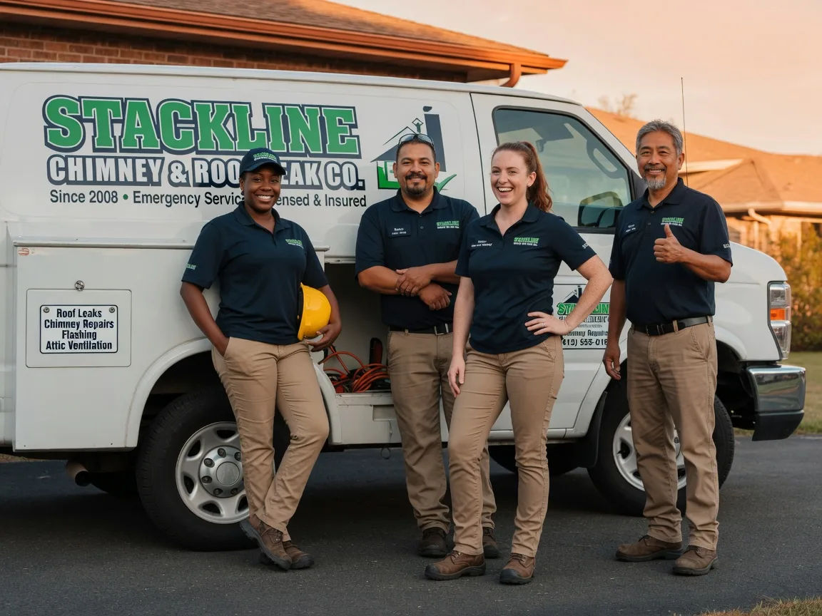 Chimney flashing repair company in Vale, SD